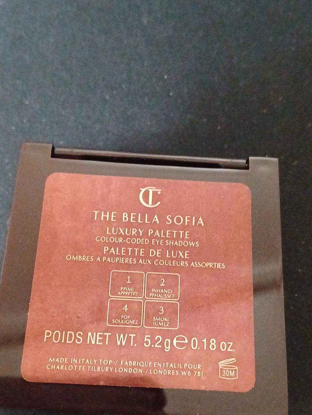 Charlotte Tilbury Luxury Eyeshadow Palette The Bella Sofia NIB